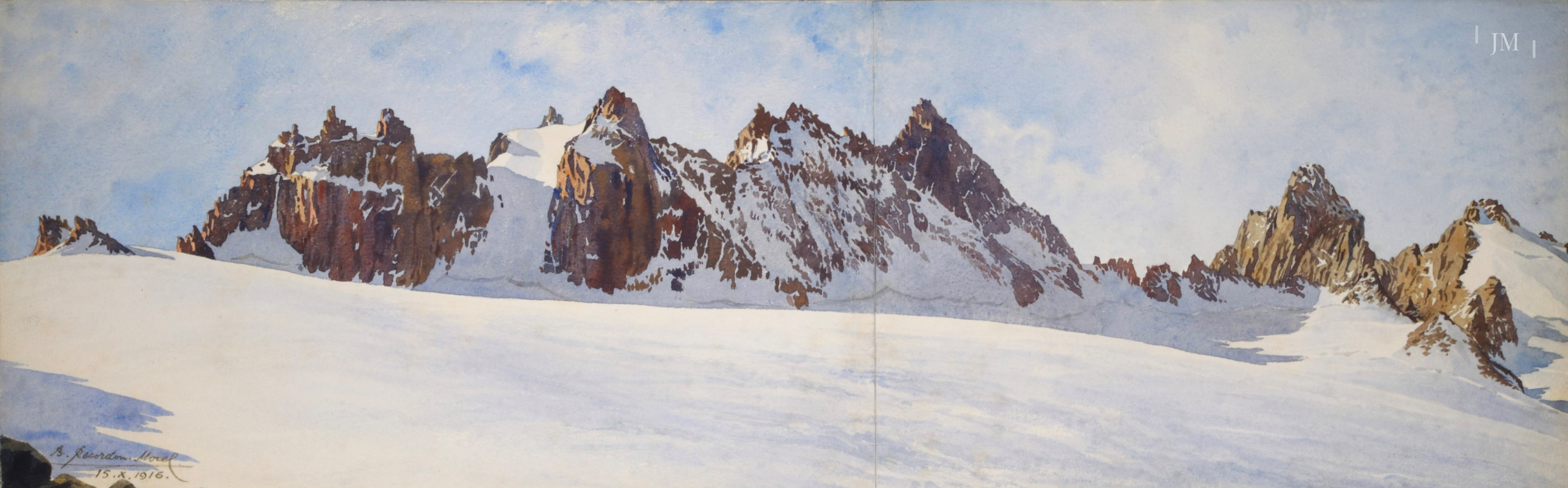 The Aiguilles Dorées, Mont Blanc Massif, Switzerland.